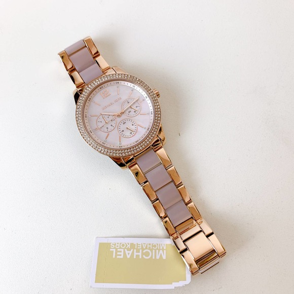 Michael Kors MK6928 Tibby Multifunction Multicolor-Tone Stainless Steel Watch - Picture 3 of 11